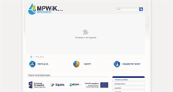 Desktop Screenshot of mpwikmyslowice.pl