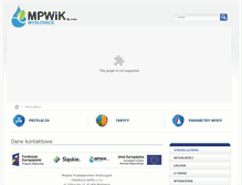 Tablet Screenshot of mpwikmyslowice.pl